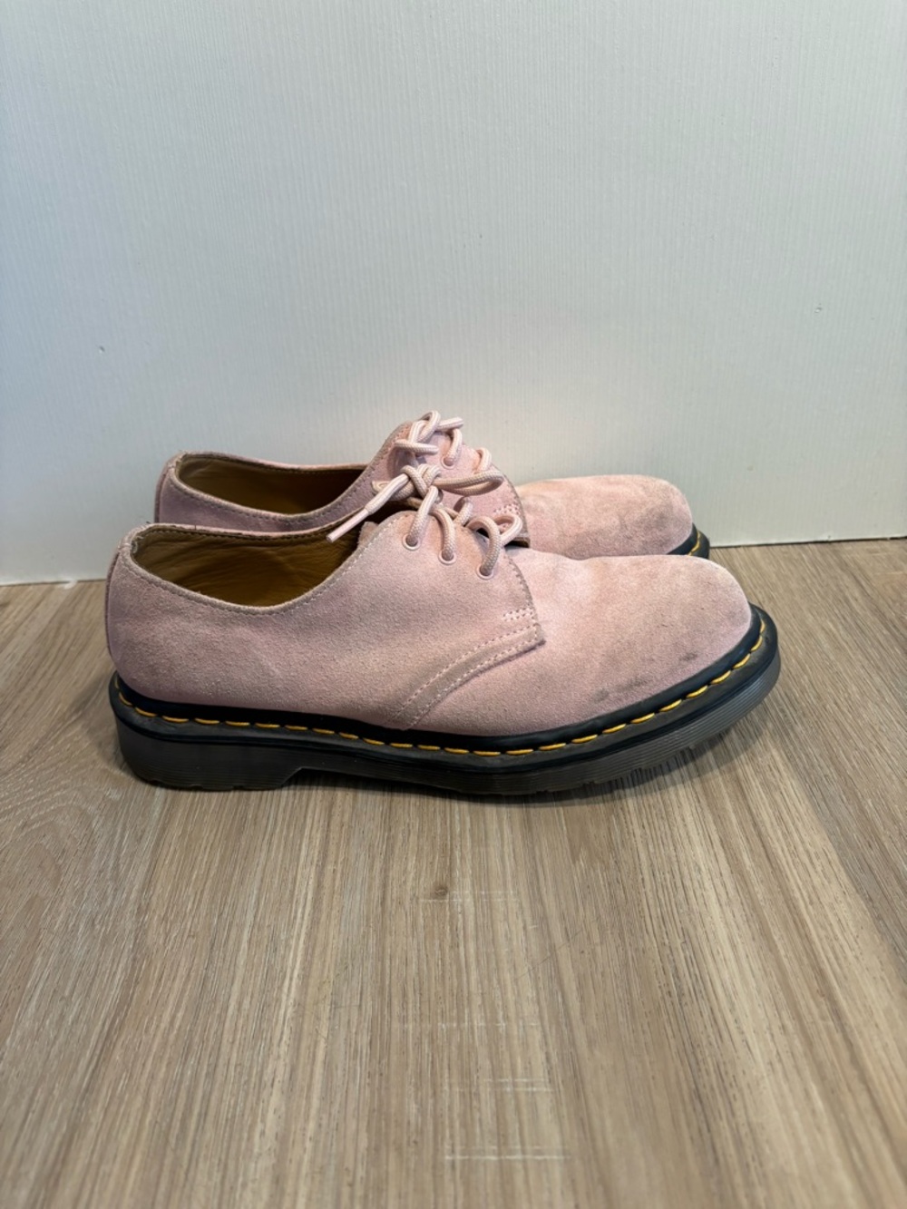 Doc’s Dr Martens Leather Oxford Suede Pink ICED 1461 Men's 7 / Women’s 8